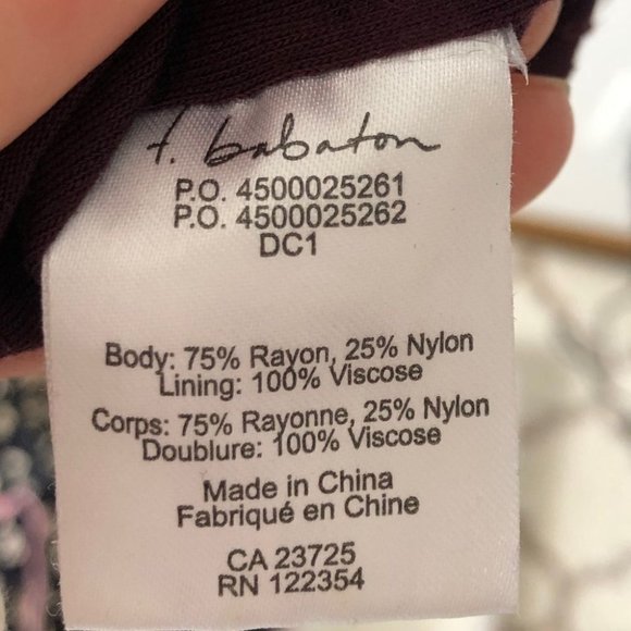 Aritzia Babaton Maroon Rafael Lace Dress Sz 6 - Picture 8 of 11